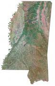 Mississippi Satellite Map
