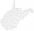West Virginia County Map