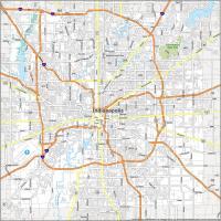 Indianapolis Road Map