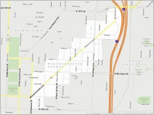 Indianapolis Mass Ave Map