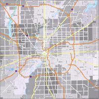 Indianapolis Zip Code Map