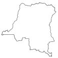 Congo DRC Blank Map