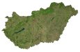 Hungary Satellite Map